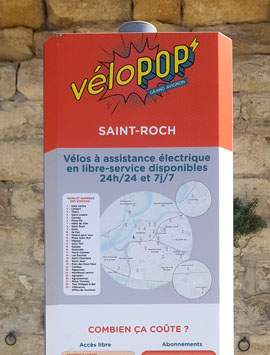 Vélo en libre service Vélopop
